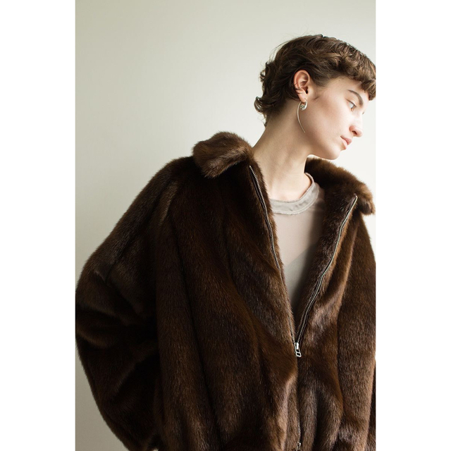 LEINWANDE Faux Fur Jacket ファージャケットフリー状態