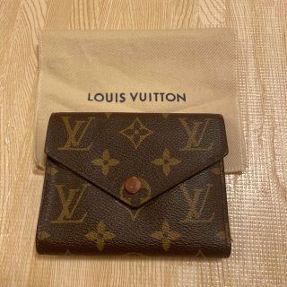 ルイヴィトン(LOUIS VUITTON)のLOUIS VUITTON 三つ折財布 ポルトフォイユヴィクトリーヌ ブラウン(財布)