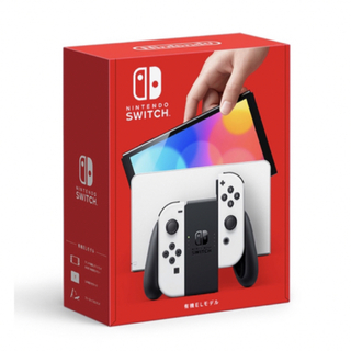 ニンテンドースイッチ(Nintendo Switch)の新品Nintendo Switchニンテンドースイッチ（有機ELモデル)ホワイト(携帯用ゲーム機本体)