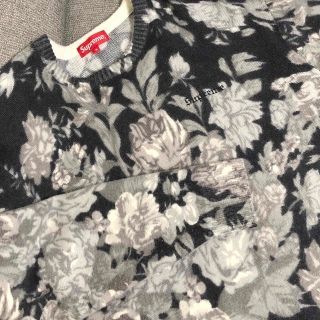 Supreme 薔薇　バラ　ローズ　花柄　セーター　アンゴラ　Mサイズ