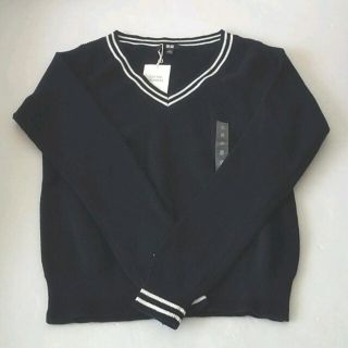 ユニクロ(UNIQLO)のコットンカシミアクリケットセーター(ニット/セーター)