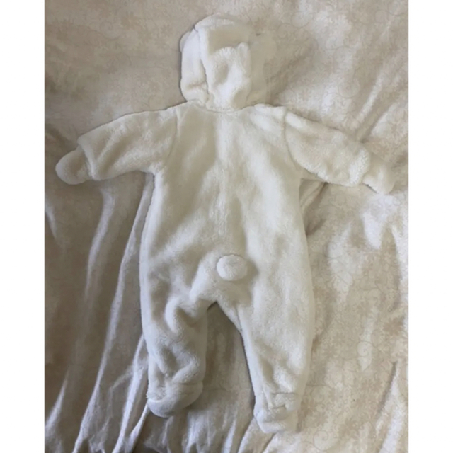 H&M(エイチアンドエム)のクマ　カバーオール キッズ/ベビー/マタニティのベビー服(~85cm)(カバーオール)の商品写真