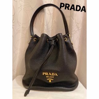 最終値下げ！【美品】PRADA＊プラダ＊レザー ＊バケット＊バッグ