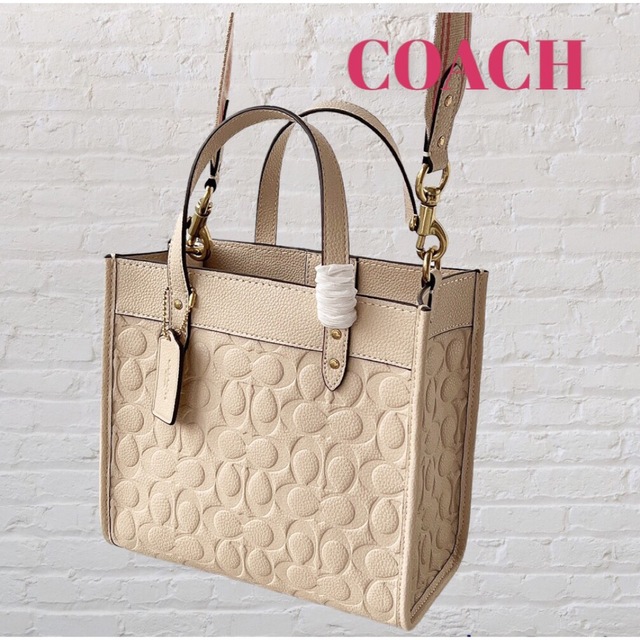 COACH - COACH❣️フィールド トート 22 シグネチャー レザーの通販 by