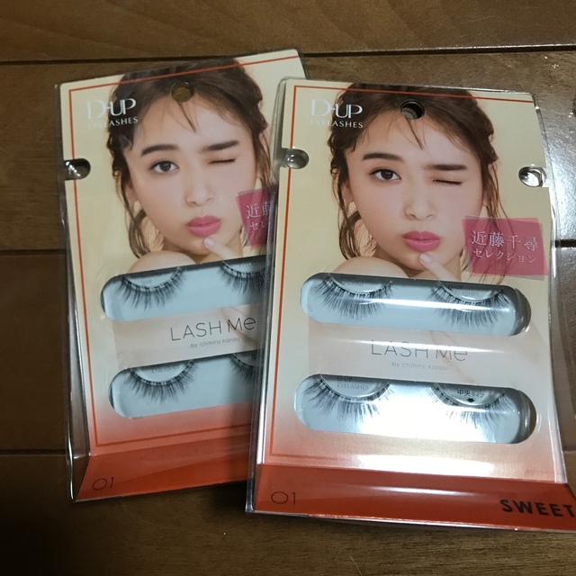 DUPE SELECT(デュープセレクト)のディーアップ アイラッシュ LASH Me 01 SWEET(1セット) コスメ/美容のベースメイク/化粧品(つけまつげ)の商品写真