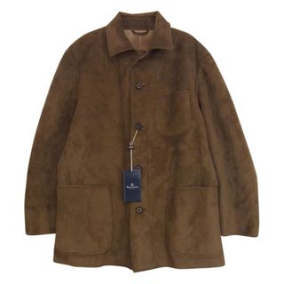 アクアスキュータム(AQUA SCUTUM)のAquascutum アクアスキュータム フェイクスエード カバーオールジャケット ブラウン系 S【中古】(その他)