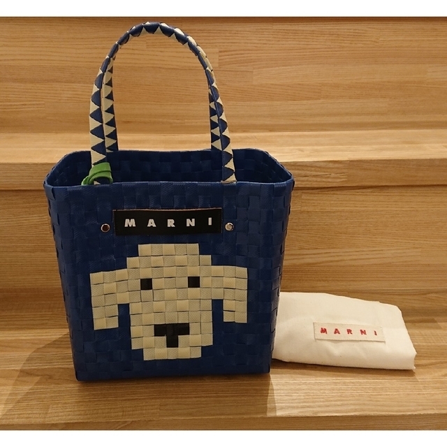 MARNI クリームドッグ トートバッグ 犬クリームドッグ