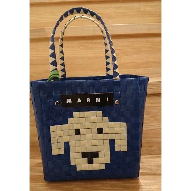 MARNI トートバッグ 犬 クリーム　ドッグ