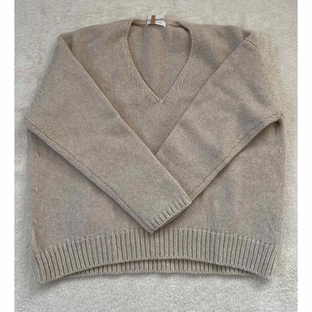 美品】GALERIE VIE ギャルリーヴィー ファインウールVネックニット