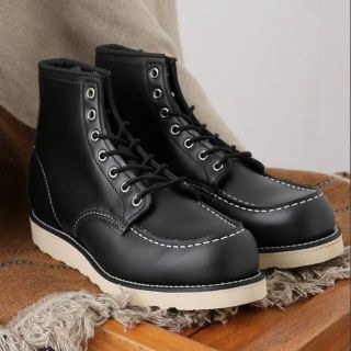 レッドウィング(REDWING)の【 RED WING 】6" CLASSIC MOC BLACK 23.5cm(ブーツ)