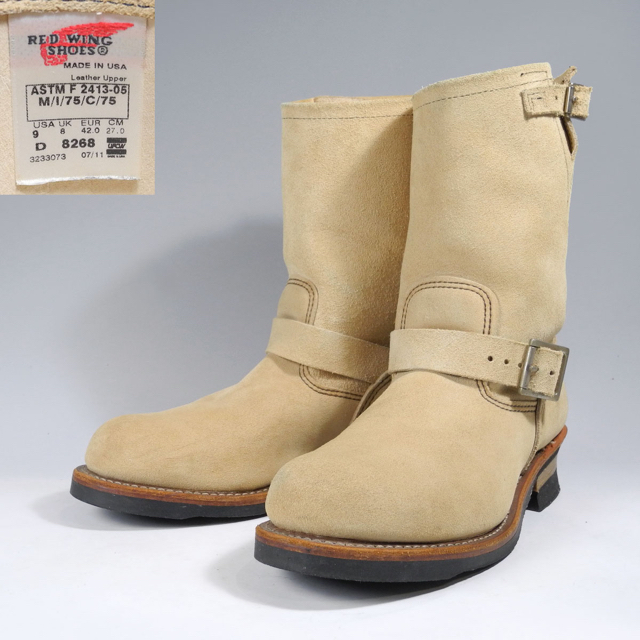 REDWING - 廃盤8268スエードエンジニアブーツ羽タグ9269 2965 PT99の