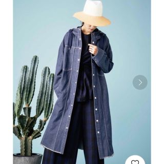 JOHNBULL未使用 ジョンブル デニムフーデッド春コート