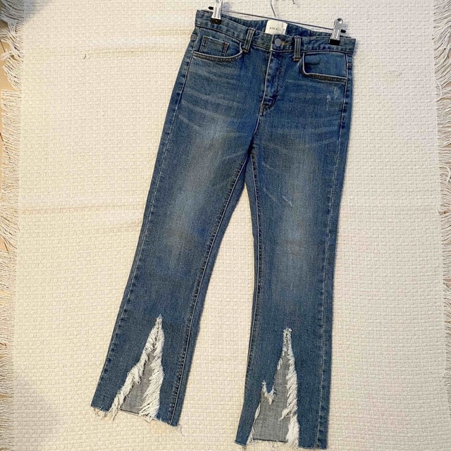 AMAIL アマイル　HEWN BLUE SKINNY クラッシュ デニム