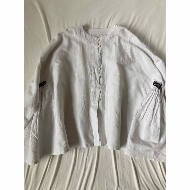 ARTS&SCIENCE  smoking side gather blouse