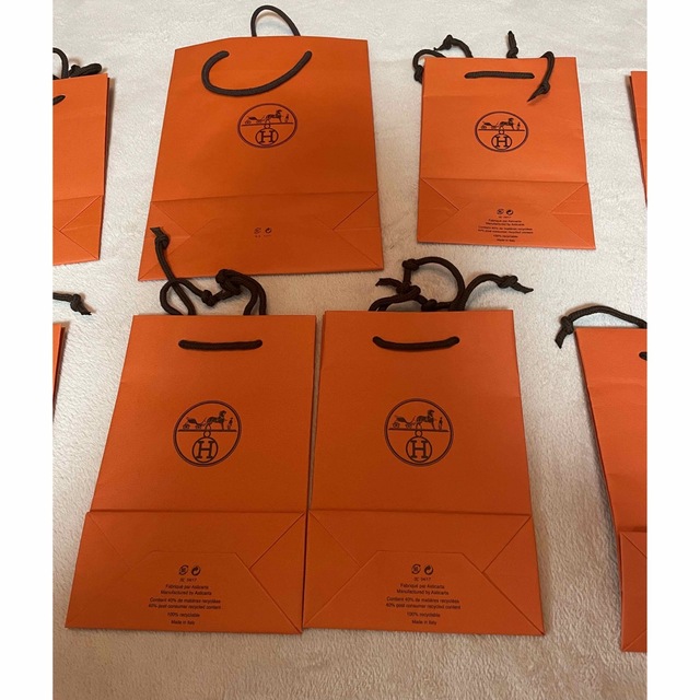 Hermes(エルメス)のエルメス　ショッパー 8枚セット レディースのバッグ(ショップ袋)の商品写真