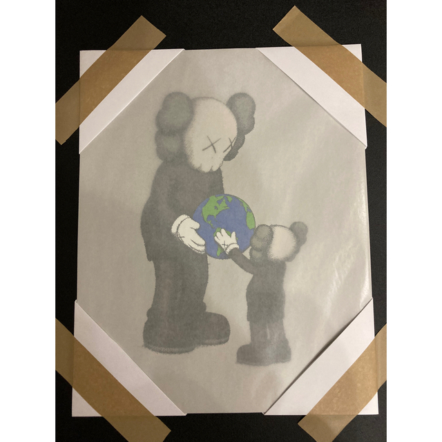 @tae様専用　KAWS PRINTS THE PROMISE シルクスクリーン エンタメ/ホビーの美術品/アンティーク(版画)の商品写真