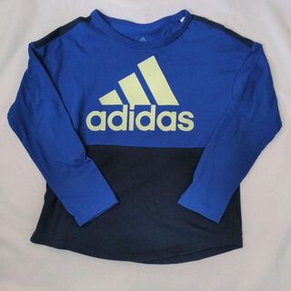 アディダス(adidas)のアディダス　青　ブルー　長袖　シャツ　スポーツ　かっこいい(Tシャツ/カットソー)