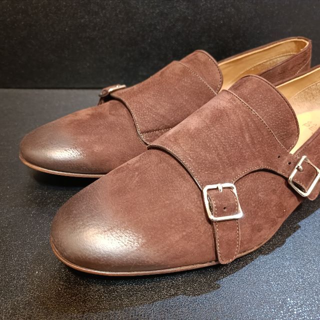 ペルーゾ（PELUSO） イタリア製革靴　茶　EU41 5