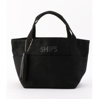 シップス(SHIPS)の新品！SHIPSタッセル ポケットトートバッグ(ブラック)(トートバッグ)