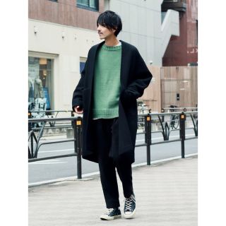 BRITISH AIRLY WOOL オーバーサイズブランケットコート