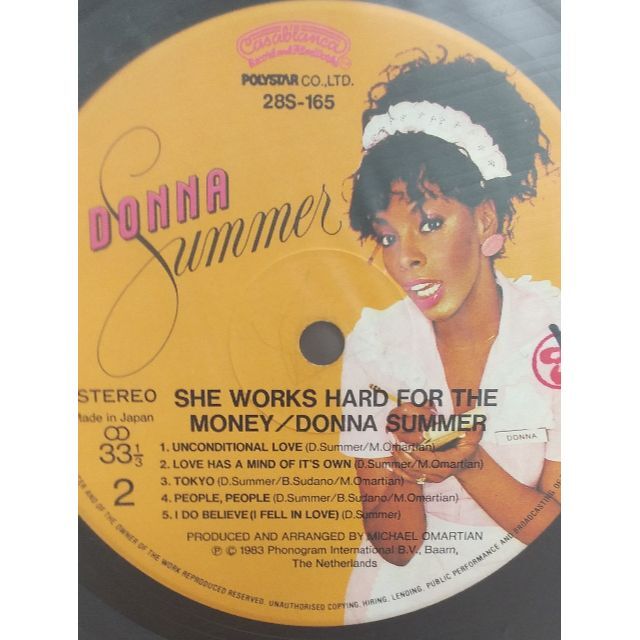 ドナ・サマー　Donna Summer　LP　「情熱物語」