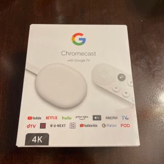 グーグル(Google)のGoogle Chromecast 4K 新品未開封(PC周辺機器)