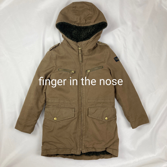 finger in the nose   ボアコート　キッズ　L 120