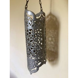 モロッコ 透かし模様が素敵なオールドランプ アラビアンインテリア
