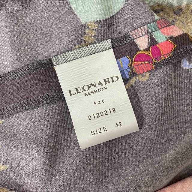 LEONARD(レオナール)の美品 LEONARD レオナール ワンピース ドレス ☆エミリオプッチ レディースのワンピース(ロングワンピース/マキシワンピース)の商品写真