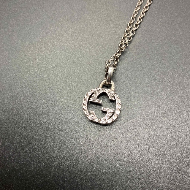 GUCCI - 即決 GUCCI グッチ インターロッキングG ネックレスの GUCCI - 即決 GUCCI グッチ インターロッキングG ネックレスの