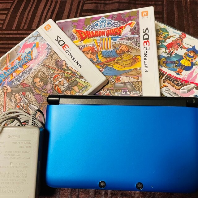 本体ソフト3点色3DS LL+ドラゴンクエストⅣ・Ⅷ・XIセット