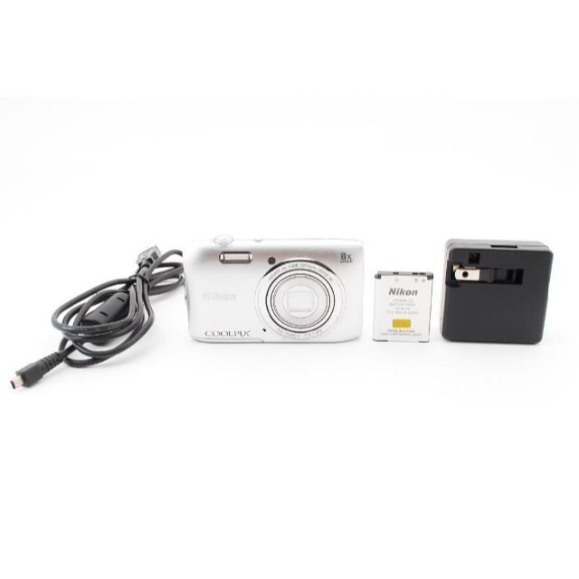 【動作確認済】Nikon COOLPIX S3600　コンデジ カメラカメラ