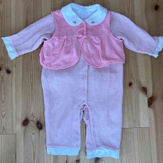 ベベ(BeBe)の70センチ　べべ　女の子ロンパース(ロンパース)