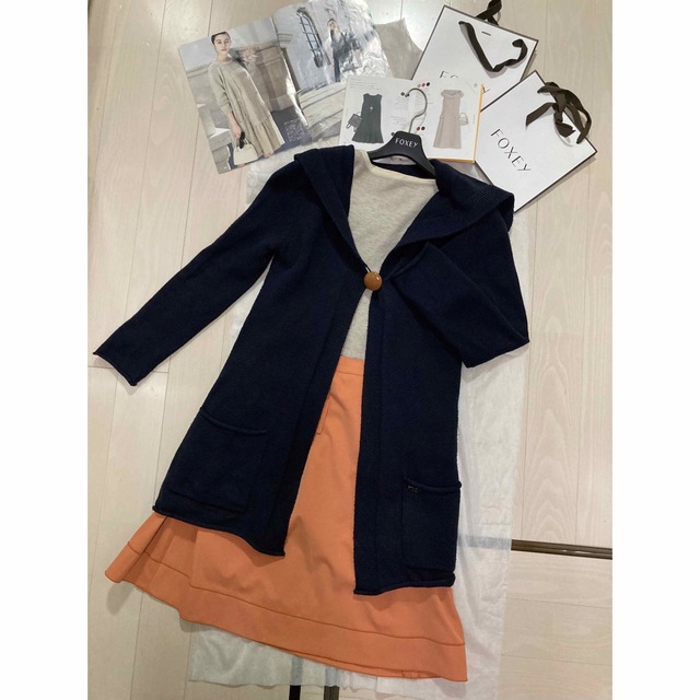 極美品!FOXEY 2020エブリディカーディガン 40 Rene 激安 51.0%OFF