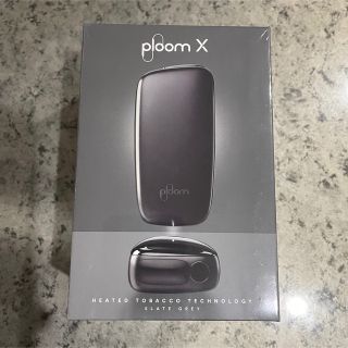 プルームテック(PloomTECH)の新品　ploom x スターターキット　グレー　プルームx(タバコグッズ)