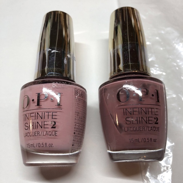 OPI(オーピーアイ)のOPI インフィニットシャイン　ネイルラッカー　ISL45 ISL57 コスメ/美容のネイル(マニキュア)の商品写真