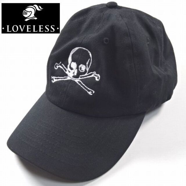 LOVELESS(ラブレス)の新品 ラブレス LOVELESS スカル キャップ 帽子 野球帽 黒 メンズ メンズの帽子(キャップ)の商品写真