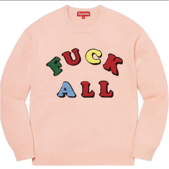 新品 Supreme Fuck All Sweater