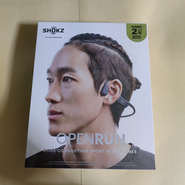 人気店舗 OPENRUN 骨伝導イヤホン Shokz SKZ-EP-000003 ブラック