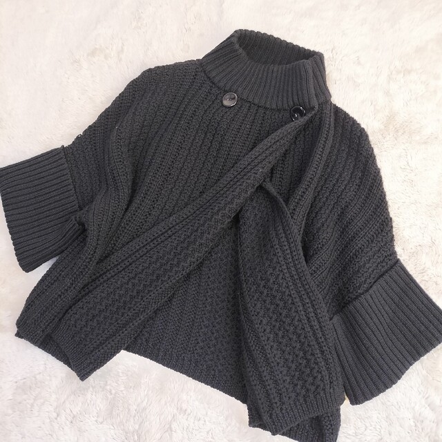 ボレロ Max Mara ボレロ 極上ストレッチメリノウール 代表作ケーブルニット