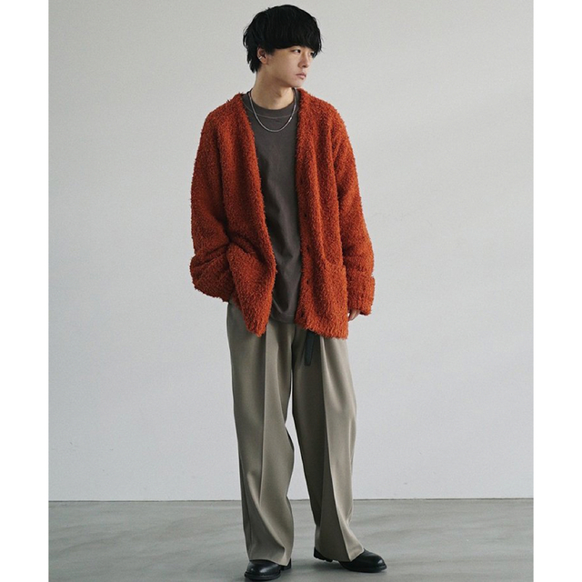 lidnm リドム“FEATHER YARN LOOSE CARDIGAN”