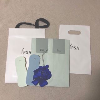 イプサ(IPSA)のイプサ ラッピングセット アクア限定ギフトラッピングセット(ショップ袋)