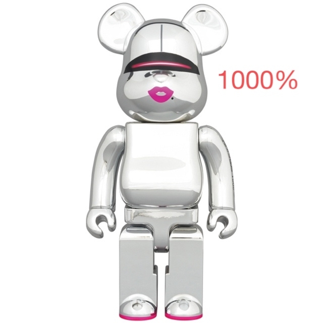 本物の SORAYAMA BE@RBRICK - BE@RBRICK 2G 1000% SILVER その他