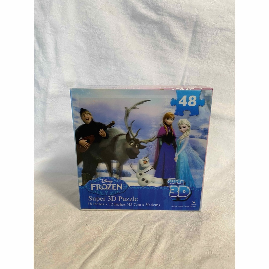 アナと雪の女王(アナトユキノジョオウ)のDisney frozen Super 3D puzzle エンタメ/ホビーのおもちゃ/ぬいぐるみ(キャラクターグッズ)の商品写真