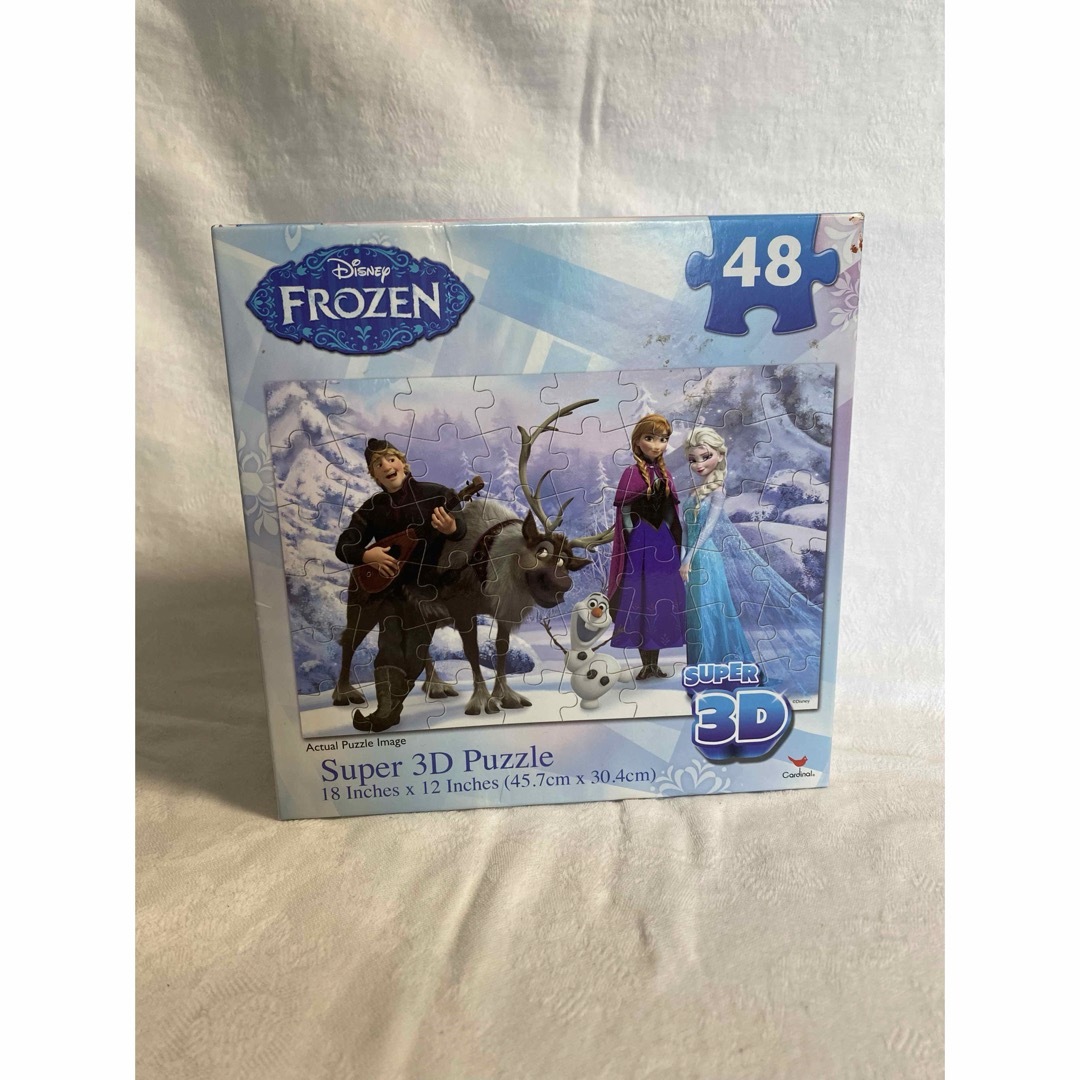 アナと雪の女王(アナトユキノジョオウ)のDisney frozen Super 3D puzzle エンタメ/ホビーのおもちゃ/ぬいぐるみ(キャラクターグッズ)の商品写真