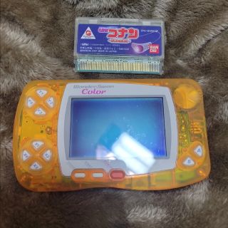 バンダイ(BANDAI)のバンダイ ワンダースワンカラー クリアオレンジ(携帯用ゲーム機本体)