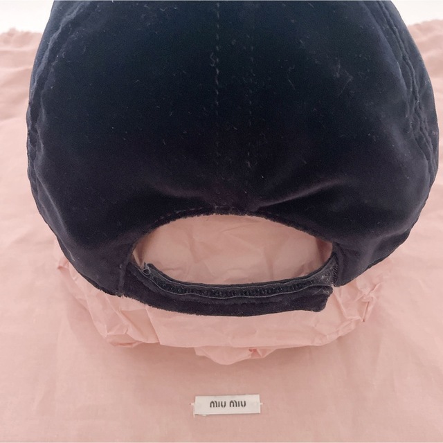 miumiu(ミュウミュウ)の❤︎ miumiu ミュウミュウ キャップ ベロアキャップ ベースボールキャップ レディースの帽子(キャップ)の商品写真