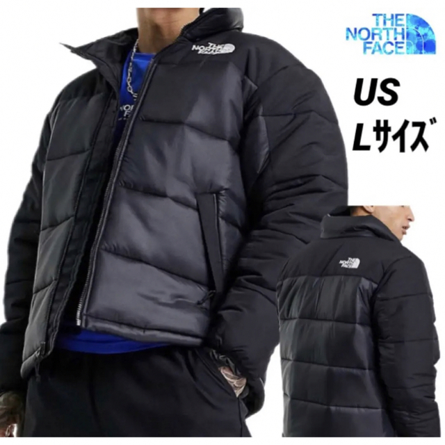 【海外限定】TNF メンズ ヒマラヤンジャケット 中綿　ブラック　US/L