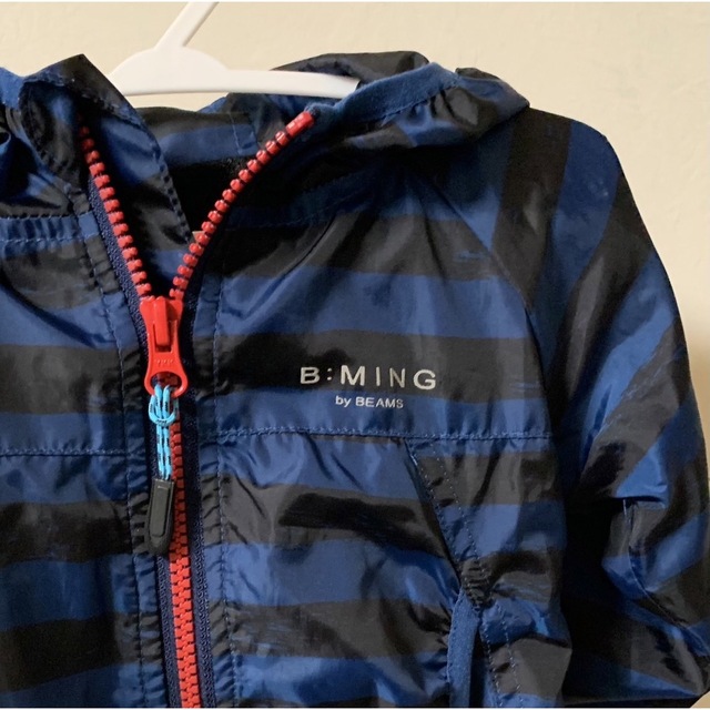 B:MING LIFE STORE by BEAMS(ビーミング ライフストア バイ ビームス)の⁂BEAMS⁂美品⁂ウィンドブレーカー　折りたたみ⁂ キッズ/ベビー/マタニティのキッズ服男の子用(90cm~)(カーディガン)の商品写真