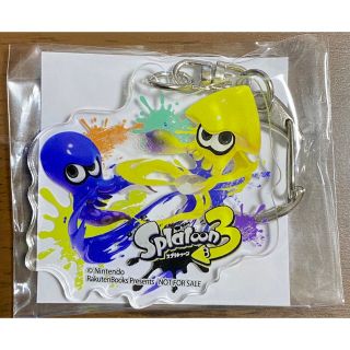 ニンテンドースイッチ(Nintendo Switch)のスプラトゥーン3 アクリルキーホルダー 非売品(キャラクターグッズ)